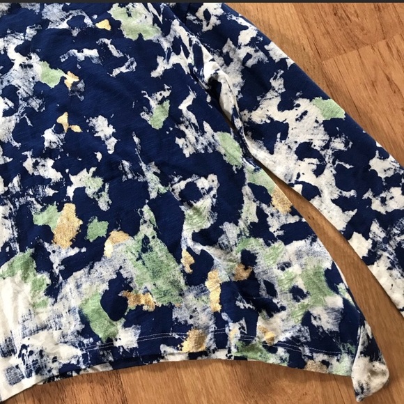 Anthropologie graffiti long Sleeve Top - Picture 9 of 12